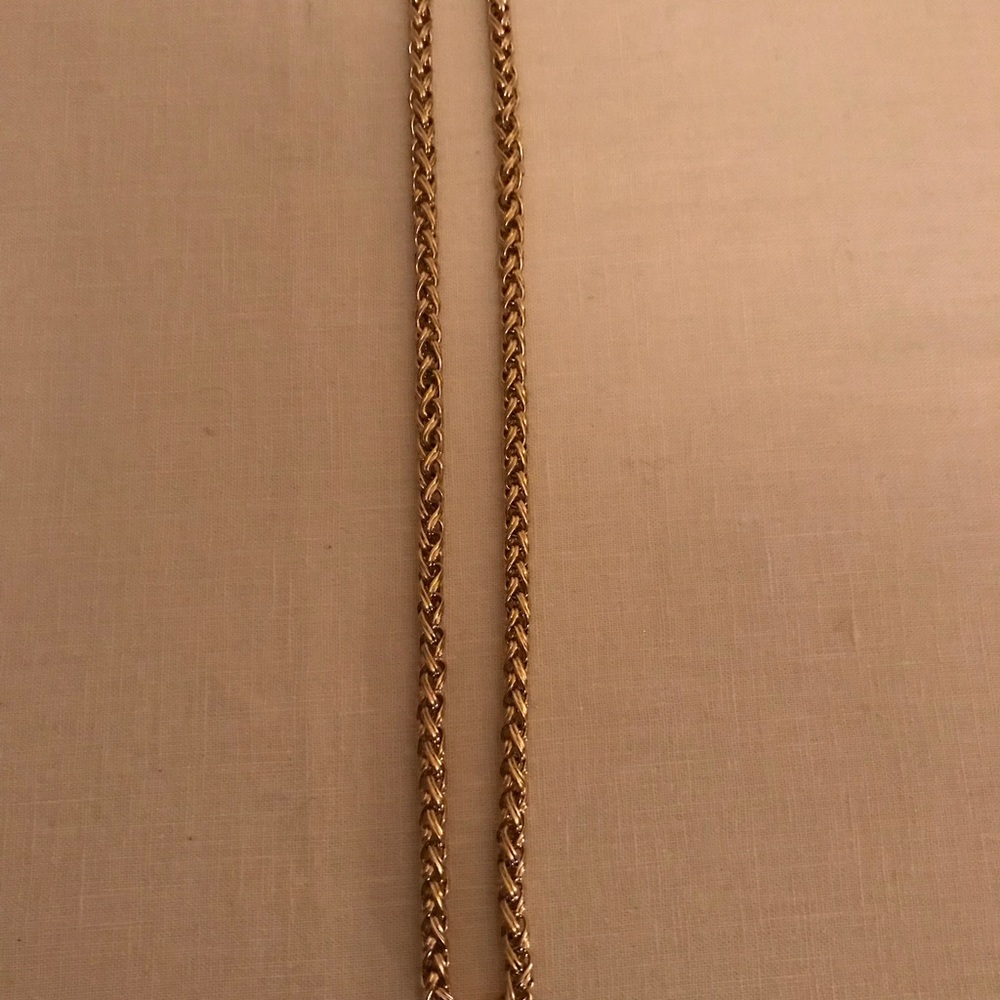 Gold filled chain necklace (round) 22”